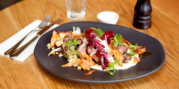 Lamb leg as served at Rosie in Parnell. Photo / Chris Gorman