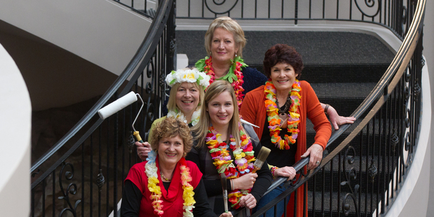 080714sp1 Rotary volunteers to Fiji. 08 July 2014 Daily Post photograph by Stephen Parker RGP 11Jul14 - 080714SP1 BULA VINAKA: Fiji-bound Rotarians (from left) Sue Gunn, Kay Clark, Rachel Warrend