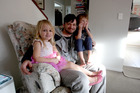 Phoenix, 4, and Faith Ruddell, 3, pictured with their father Matt Ruddelll. Photo/Ruth Keber Phoenix, 4, and Faith Ruddell, 3, pictured with their father Matt Ruddelll. Photo/Ruth Keber
