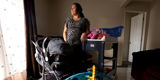 Lilly McDonald with some of the items she had been given from the Facebook group called 'Pay It Forward'. Photo / Dean Purcell