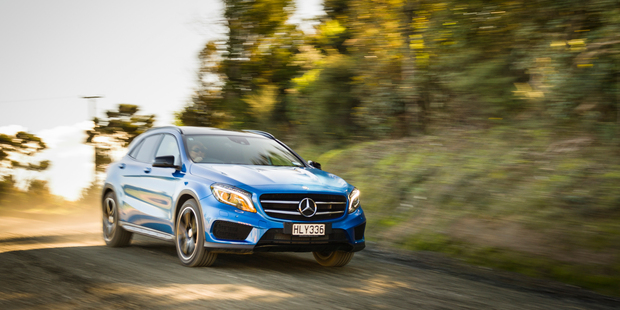 The Mercedes GLA 250 4MATIC is suitable for New Zealand off-roading. Pictures / Ted Baghurst