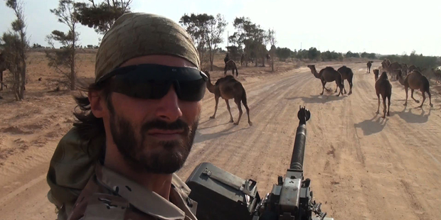 Matthew VanDyke rode through the Middle East in an attempt to 'become a man'.