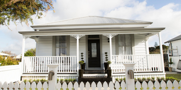 The house renovated by Caleb and Alice Pearson. Photo / Peter Meecham
