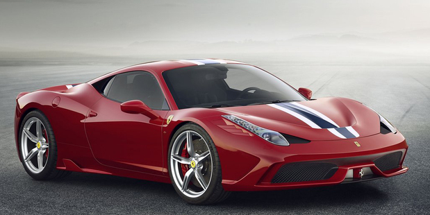 The 458 Speciale will make its New Zealand debut at the Speedshow. Picture / Supplied