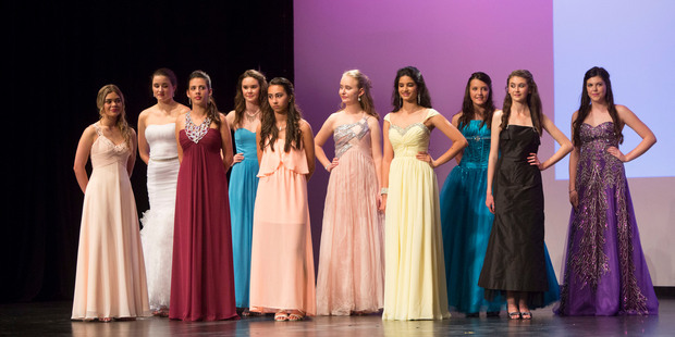 Auckland finalists in the Miss Junior New Zealand competition at Avondale College. Photo / Chris Loufte