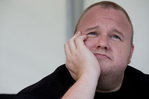 Kim Dotcom. Photo / Richard Robinson