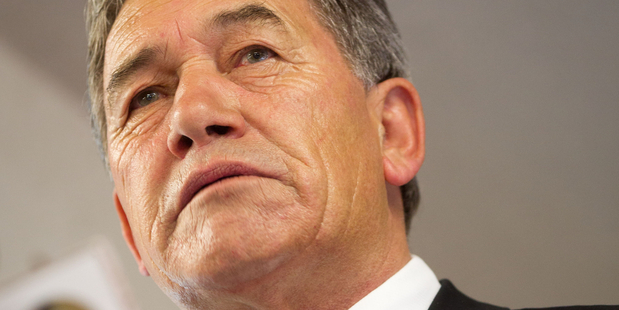 New Zealand First Leader Winston Peters. Photo / New Zealand Herald Photograph / Richard Robinson.