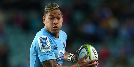 Israel Folau's yardage is amazing. Photo / Getty Images