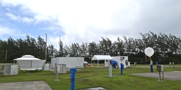 The Hokitika site of the Integrated Sounding Systems (ISS) is a self-contained meteorological observing system at the Earth Observing Laboratory of the National Center for Atmospheric Research in the US, where Dannevirke man Dr Bill Brown is leading a team of 12. Photo/Dr Bill Brown