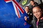 Countdown Rotorua store manager Steve Green, Toi A Te Anahera Prime (front) and Davao Prime(back) will all be watching the Commonwealth Games. Photo/Ben Fraser Countdown Rotorua store manager Steve Green, Toi A Te Anahera Prime (front) and Davao Prime(back) will all be watching the Commonwealth Games. Photo/Ben Fraser