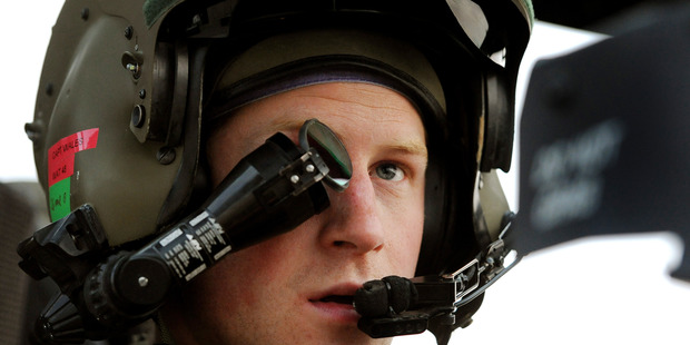 Prince Harry served as an Apache Helicopter Pilot/Gunner with 662 Sqd Army Air Corps, from September 2012. Photo / Getty Images