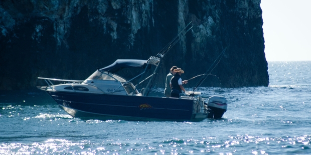 Two men are suspected of fishing illegally in the Poor Knights reserve. Photo / Kent Ericksen