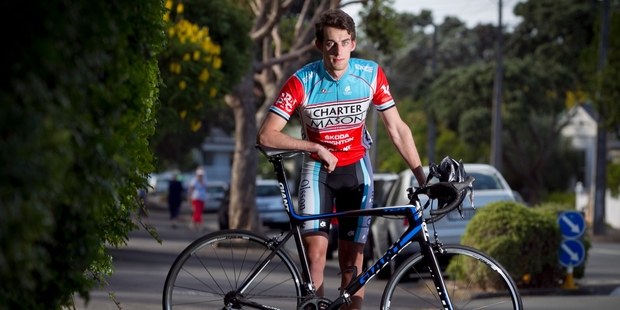 Hardy Michel wants drivers to be more aware of cyclists after his painful encounter with a car last July. Photo / Natalie Slade