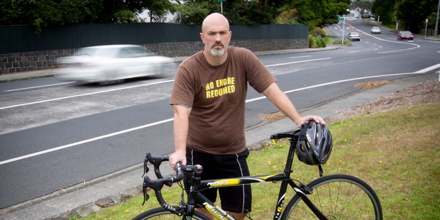 Bruce Walton is a regular cyclist and car driver and worries about drivers' attitudes. Photo / Sarah Ivey