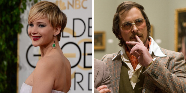 The Christian Bale of Jennifer Lawrence's teenage mind was the muscle-bound crime fighter of 'The Dark Knight' series, not the balding Irving Rosenfeld. Photot / AFP, AP