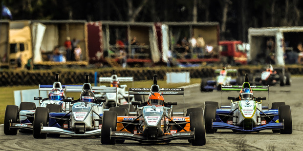 Eighteen-year-old Russian driver Egor Orudzhev was quick out of the box in practice and qualifying and took two race wins, and a pole position. Photo / Bruce Jenkins