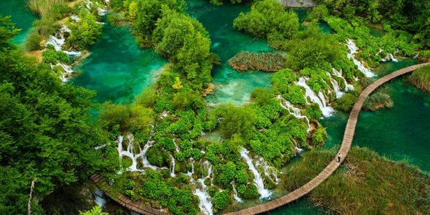 Plitvice Lakes National Park in Croatia features in 'Lonely Planet's Beautiful World'. Photo / Kelly Cheng Travel Photography (Getty Images)