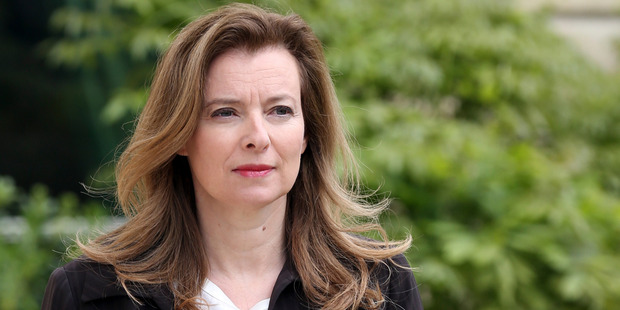 Valerie Trierweiler is in hospital with a "severe case of the blues''. Photo / AP