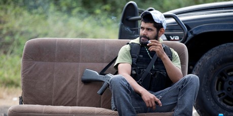 A man belonging to the Self-Defense Council of Michacan. Photo / AP