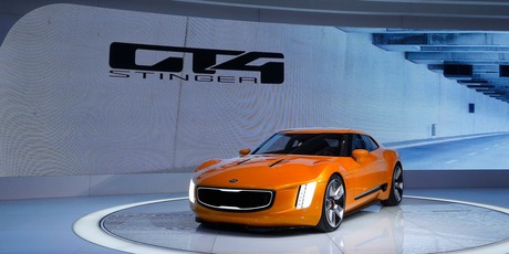 The Kia GT4 Stinger concept. Photo / AP