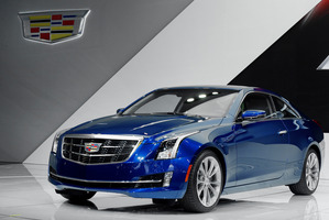 The 2015 ATS coupe debuts during media previews during the North American International Auto Show in Detroit. Photo / AP
