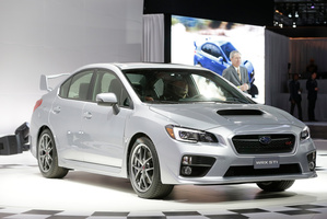 The Subaru WRX STI. Photo / AP