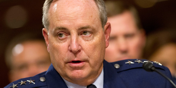 Air Force Chief of Staff General Mark Welsh testifies on Capitol Hill in Washington. Photo / AP