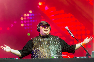 Kim Dotcom's party at Vector Arena was cancelled due to electoral law.