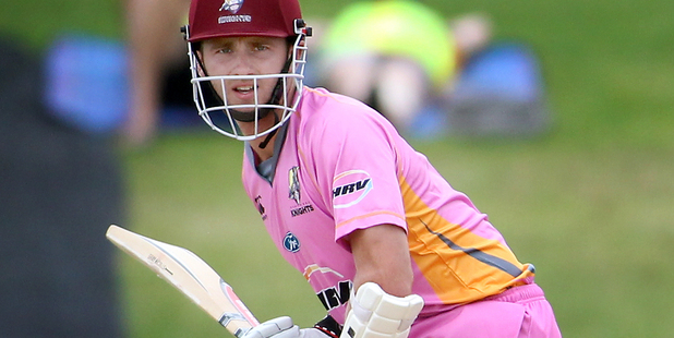 Kane Williamson illustrated his T20 capabilities to help Northern Districts into the final of the HRV Cup. Photo / Mark McKeown