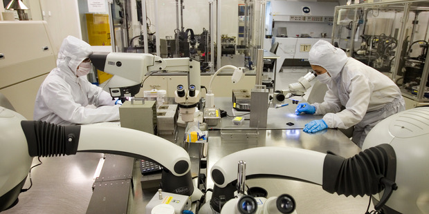 The Rakon factory in Mt Wellington, Auckland. 12 July 2011 New Zealand Herald Photograph by Natalie Slade
