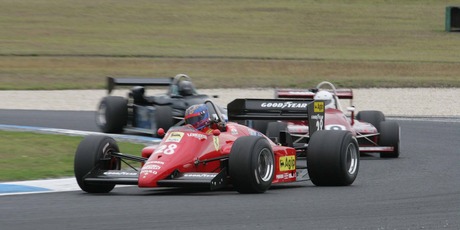 The ex-Johansson 156-85 chassis 082 in action in the hands of current owner Guido Belgiorno-Nettis Photo / Supplied