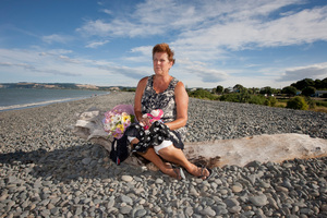 Kay Hamilton's puppy was fatally hit by a speeding quad bike. Photo / Glenn Taylor