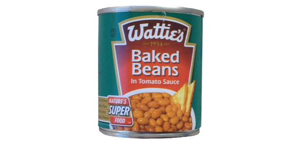 Wattie's Baked Beans in Tomato Sauce contains 4.2 teaspoons of sugar per serve.
