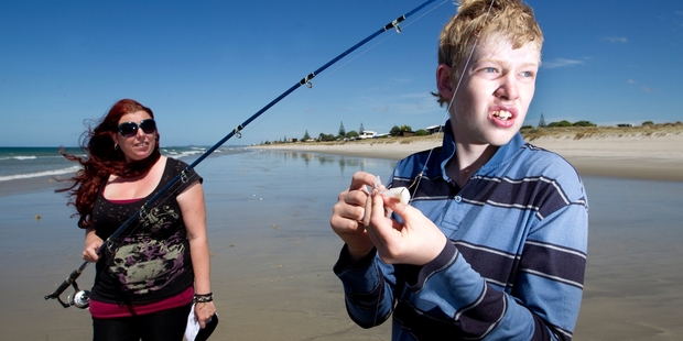 Rebecca Martin (left) says her brother Reuben hasn't stopped talking about the experience. Photo / Alan Gibson