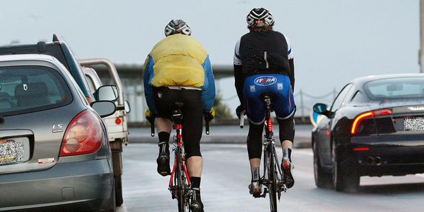The more drivers see cycling being separated from motor traffic, the less tolerant they may be of bikes sharing the road. Photo / Sarah Ivey