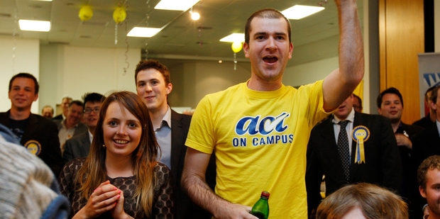Act supporters have cheered Rodney Hide and John Banks in Epsom and have the chance to cheer a new candidate. Photo / APN