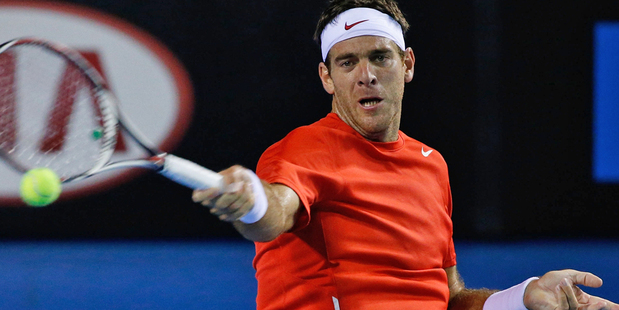 No. 5-ranked Juan Martin del Potro. Photo / Getty