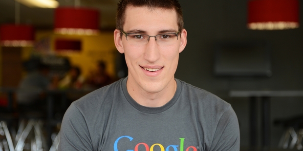 Boris Pfahringer has snared a 14-week internship at the global search giant's offices in New York.