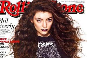 Lorde appears on the cover of Rolling Stone.