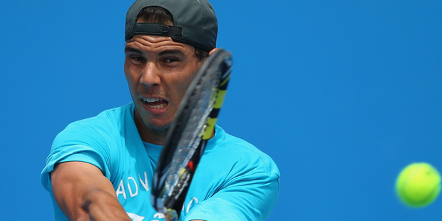 Rafael Nadal is the men's top seed in Melbourne but has won the title just once, in 2009. Photo / Getty