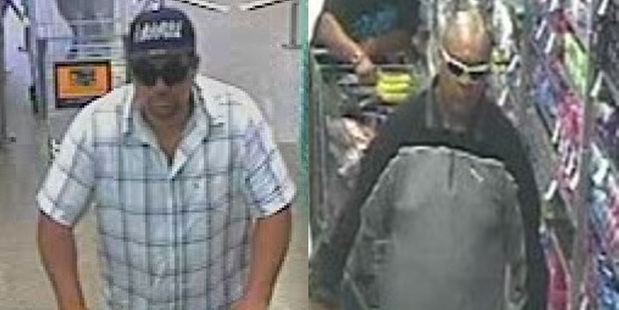 The two men believed to be behind the spate of thefts.