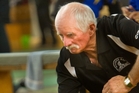 Hawke's Bay's Stephen Clinch plays a delivery during the weekend's play at the Paterson Trophy indoor bowls events in Napier. Photo/Warren Buckland Hawke's Bay's Stephen Clinch plays a delivery during the weekend's play at the Paterson Trophy indoor bowls events in Napier. Photo/Warren Buckland
