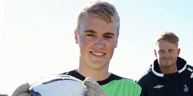 Goalkeeper William Stockill and Matt Hastings. Photo/FILE