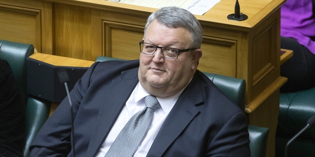 Gerry Brownlee - pictured back in the debating chamber of Parliament yesterday - is under investigation by the Civil Aviation Authority. Photo / Mark Mitchell