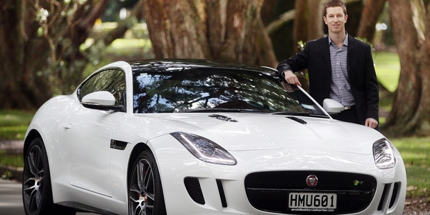 Jaguar sales manager Paul Ricketts says most of the 30 F-type coupe series Jaguars allocated to NZ have already sold. Photo / Doug Sherring