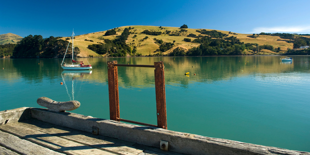 Akaroa's picturesque harbour is home to the rare Hectors dolphins, blue penguins and fur seals. Photo / Thinkstock