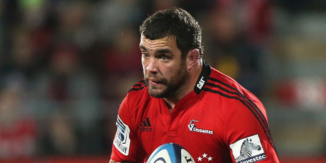 This weekend's game will be Corey Flynn's 150th for the Crusaders. Photo / Getty Images