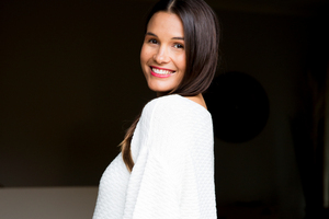 Casey Ross manager of Sass & Bide's Ponsonby boutique. Photo / Babiche Martens.