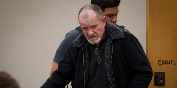 Peter James Edwards in the dock at Auckland District Court. He's been jailed for six years. Photo / NZ Herald file