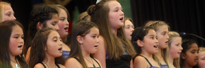 Kapa haka is bringing te reo Maori back to children. Pictured is the Lake Rerewhakaaitu School group at the Reporoa Cluster Cultural Festival last month. Photo/Ben Fraser